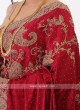 Satin Silk Maroon Color Saree